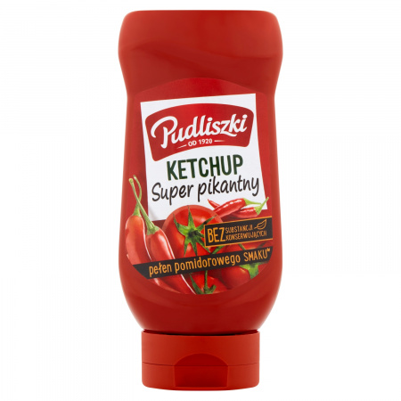 Pudliszki Ketchup super pikantny 480 g