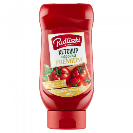 Pudliszki Ketchup łagodny premium 470 g