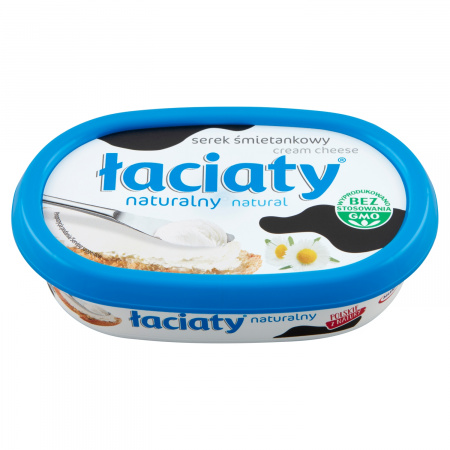 Łaciaty Serek śmietankowy naturalny 135 g