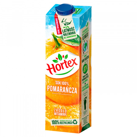 Hortex Sok 100 % pomarańcza 1 l