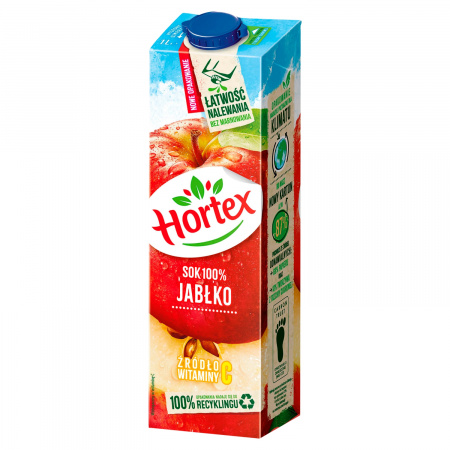 Hortex Sok 100 % jabłko 1 l