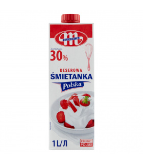 Mlekovita Śmietanka Polska deserowa 30 % 1 L