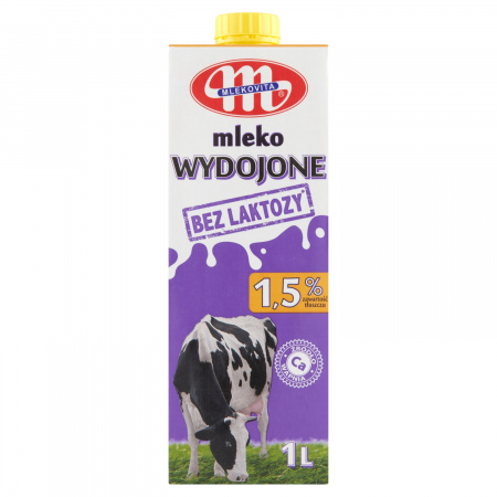 Mlekovita Wydojone Mleko bez laktozy 1,5 % 1 L