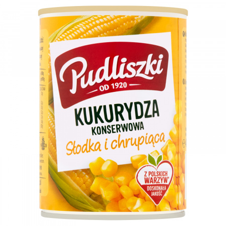 Pudliszki Kukurydza konserwowa 400 g