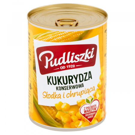 Pudliszki Kukurydza konserwowa 400 g