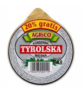 Agrico Konserwa mięsna tyrolska 156 g