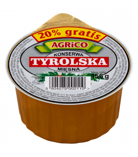 Agrico Konserwa mięsna tyrolska 156 g