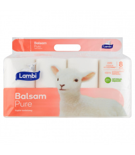 Lambi Balsam Pure Papier toaletowy 8 rolek