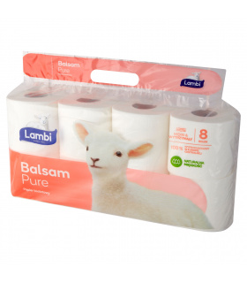 Lambi Balsam Pure Papier toaletowy 8 rolek