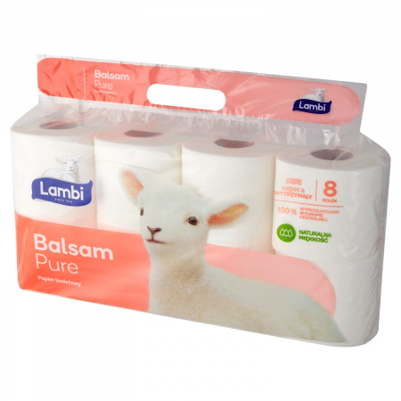 Lambi Balsam Pure Papier toaletowy 8 rolek