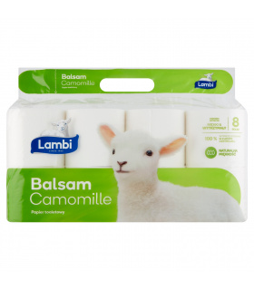 Lambi Balsam Camomille Papier toaletowy 8 rolek