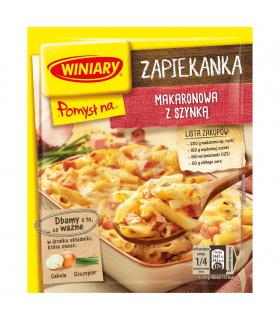 Winiary Pomysł na... Zapiekanka makaronowa z szynką 35 g