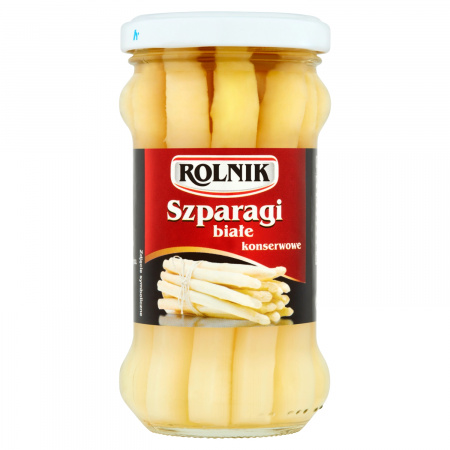 Rolnik Szparagi białe konserwowe 180 g