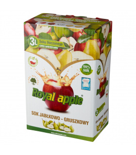 Royal apple Sok jabłkowo-gruszkowy 3 l