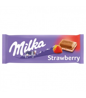 Milka Czekolada mleczna truskawkowa 100 g