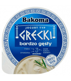 Bakoma Jogurt naturalny typ grecki 180 g