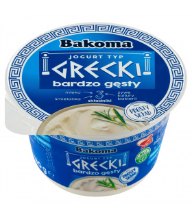 Bakoma Jogurt naturalny typ grecki 180 g