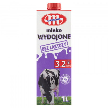 Mlekovita Wydojone Mleko bez laktozy 3,2 % 1 l