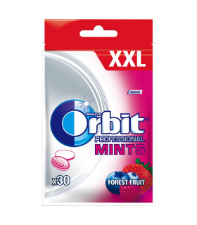 Orbit Professional Mints Forest Fruit XXL Cukierki bez cukru 30 g (30 cukierków)