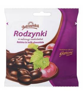 Jutrzenka Rodzynki w mlecznej czekoladzie 80 g