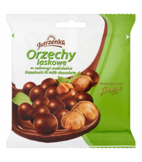 Jutrzenka Orzechy laskowe w mlecznej czekoladzie 80 g