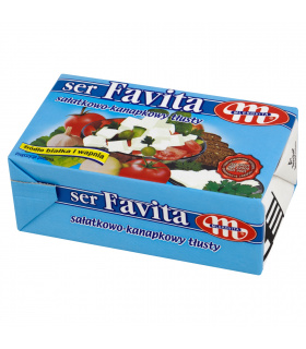 Mlekovita Favita Ser sałatkowo-kanapkowy tłusty 270 g