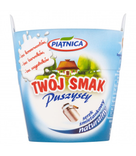 Piątnica Twój Smak Puszysty Serek śmietankowy naturalny 150 g