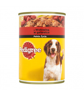 Pedigree z wołowiną w galaretce Karma pełnoporcjowa 400 g