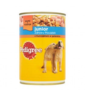 Pedigree Junior z kurczakiem w galaretce Karma pełnoporcjowa 400 g