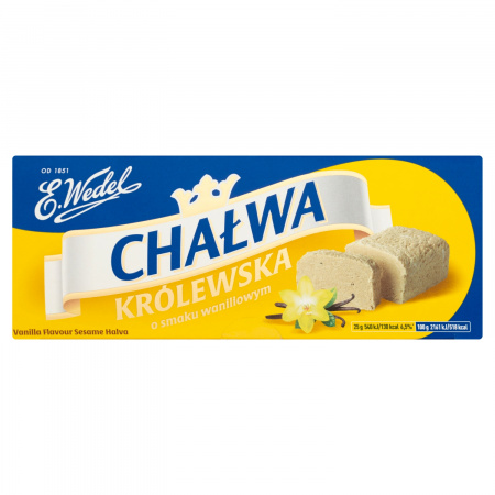 E. Wedel Chałwa królewska o smaku waniliowym 250 g