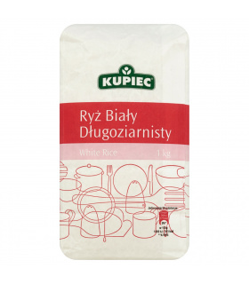 Kupiec Ryż biały długoziarnisty 1 kg