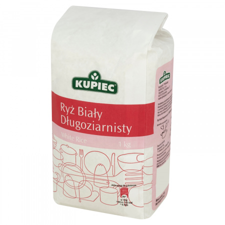 Kupiec Ryż biały długoziarnisty 1 kg