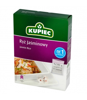 Kupiec Ryż jaśminowy 400 g (4 torebki)