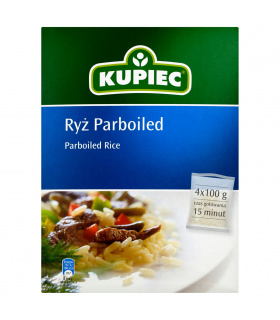 Kupiec Ryż parboiled 400 g (4 torebki)