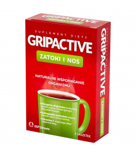 Gripactive Zatoki i nos Suplement diety 6 saszetek