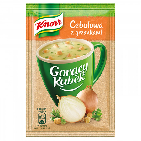 Knorr Gorący Kubek Cebulowa z grzankami 17 g