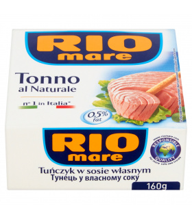 Rio Mare Tuńczyk w sosie własnym 160 g