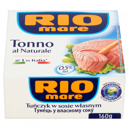 Rio Mare Tuńczyk w sosie własnym 160 g