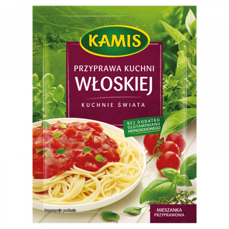 Kamis Kuchnie świata Przyprawa kuchni włoskiej Mieszanka przyprawowa 20 g