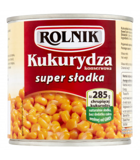 Rolnik Kukurydza konserwowa super słodka 340 g