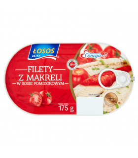 Łosoś Ustka Filety z makreli w sosie pomidorowym 175 g