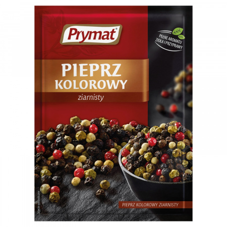 Prymat Pieprz kolorowy ziarnisty 15 g