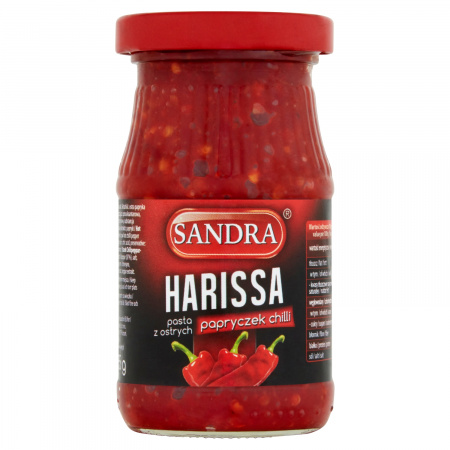 Sandra Harissa Pasta z ostrych papryczek chilli 185 g