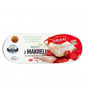 GRAAL Filety z makreli w sosie pomidorowym 120 g