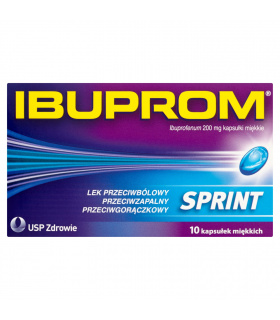 Ibuprom Sprint 200 mg Kapsułki miękkie 10 kapsułek