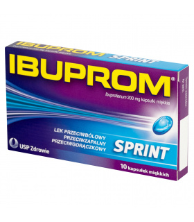 Ibuprom Sprint 200 mg Kapsułki miękkie 10 kapsułek