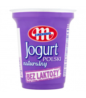 Mlekovita Jogurt Polski naturalny bez laktozy 350 g