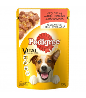 Pedigree Vital Protection Karma pełnoporcjowa z wołowiną w galaretce 100 g