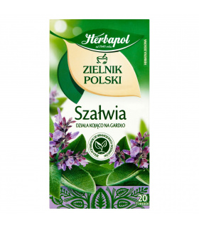 Herbapol Zielnik Polski Herbatka ziołowa szałwia 24 g (20 x 1,2 g)