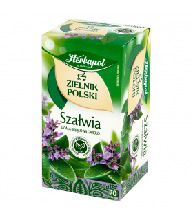 Herbapol Zielnik Polski Herbatka ziołowa szałwia 24 g (20 x 1,2 g)